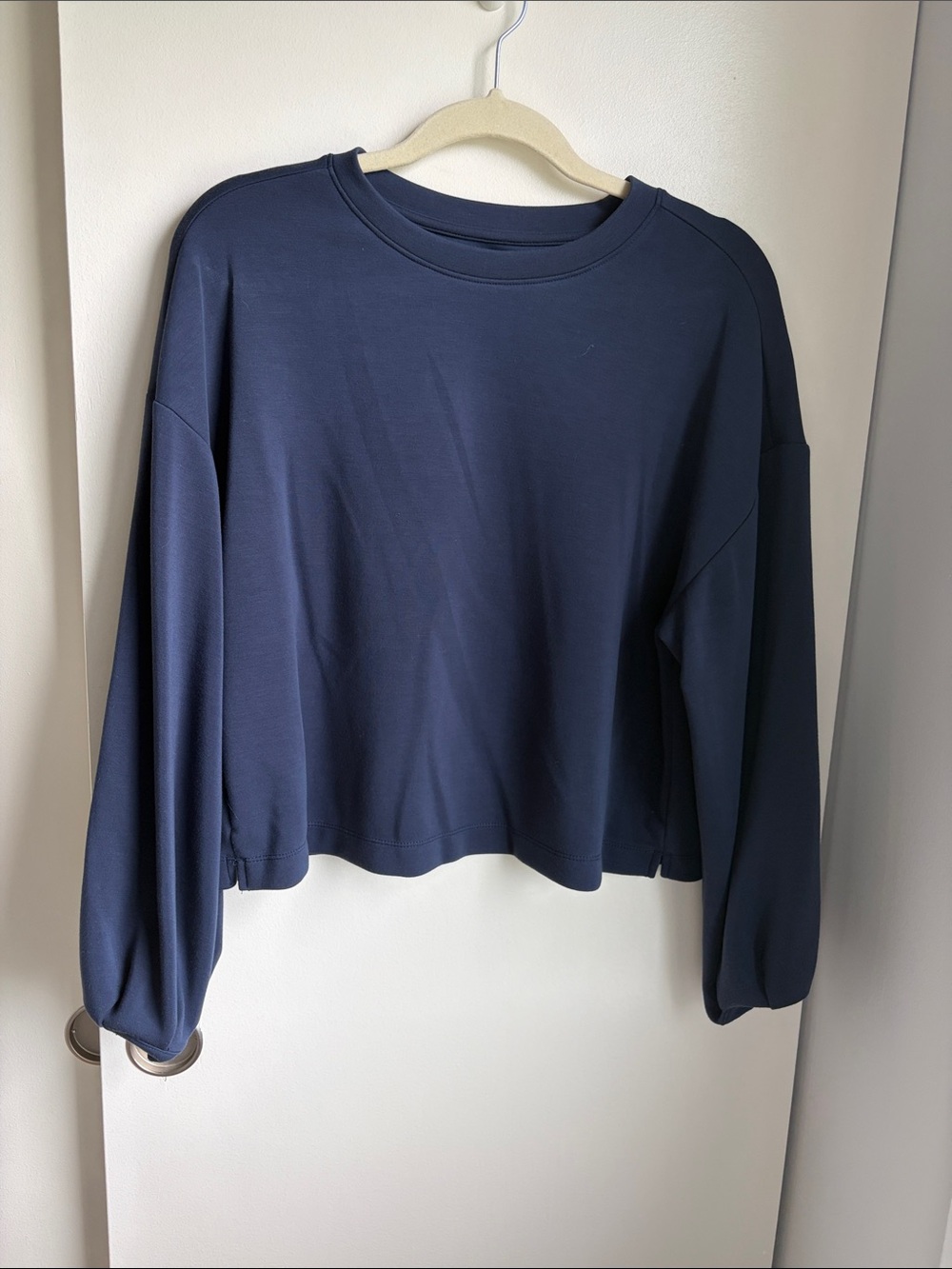 T/S by Thrive navy Boxy Sweatshirt
